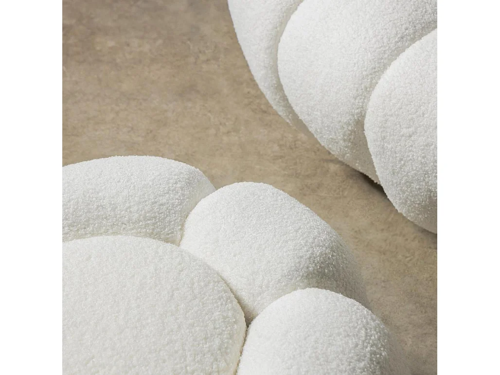 Lounge-Sessel 100x100x66 cm weiß Loel