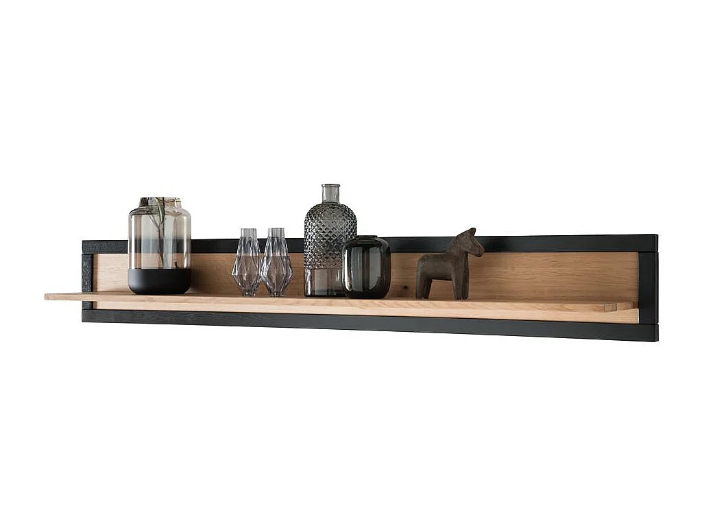 Étagère murale 1.7x0.22x0.24 m Chêne huilé FENDE WZ-0159