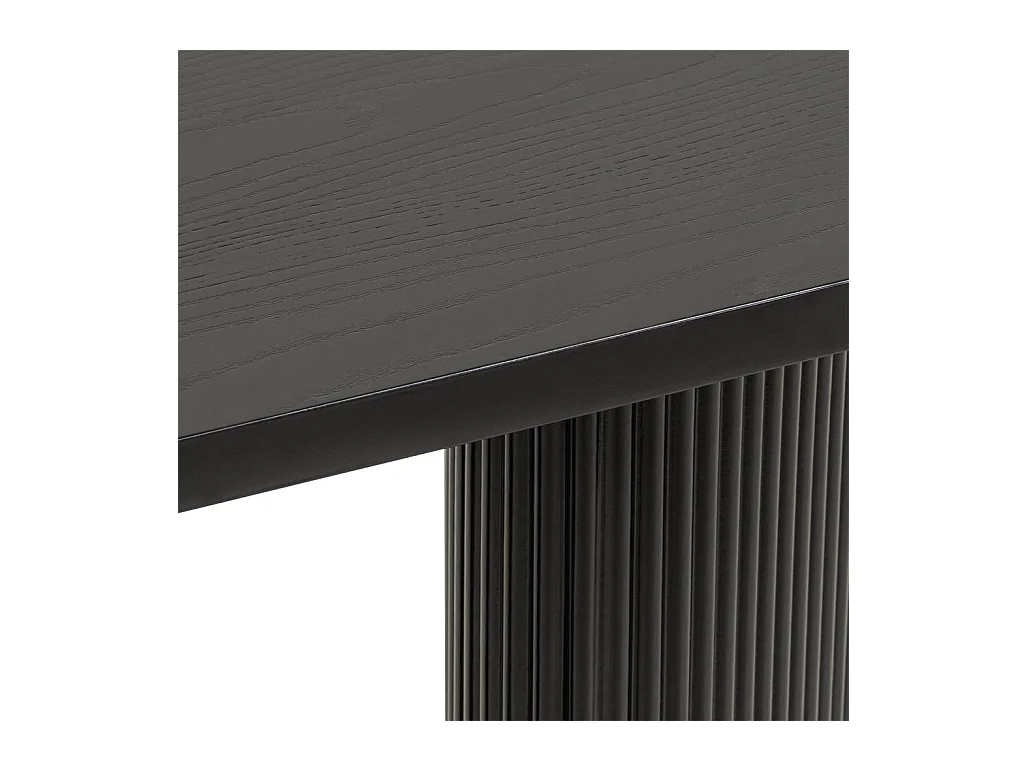 Schreibtisch 140x40x80 cm schwarz Alrequin