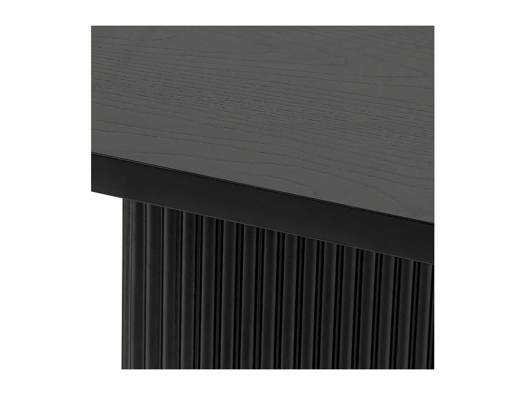 Schreibtisch 140x40x80 cm schwarz Alrequin