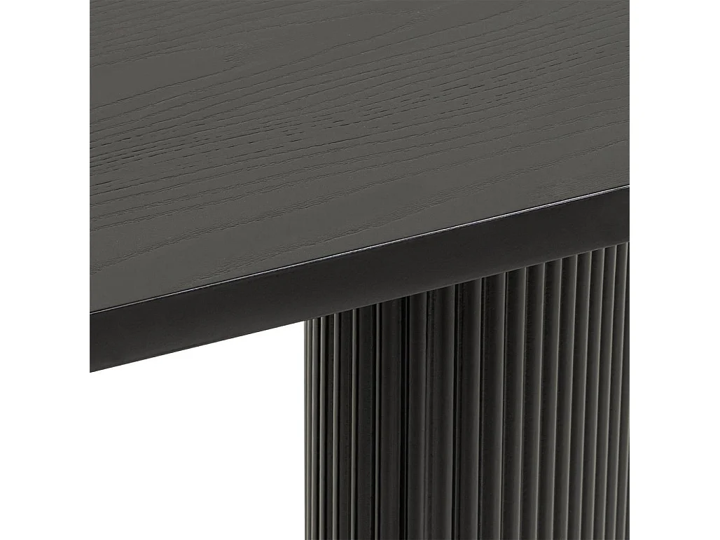 Bureau 140x40x80 cm noir Alrequin