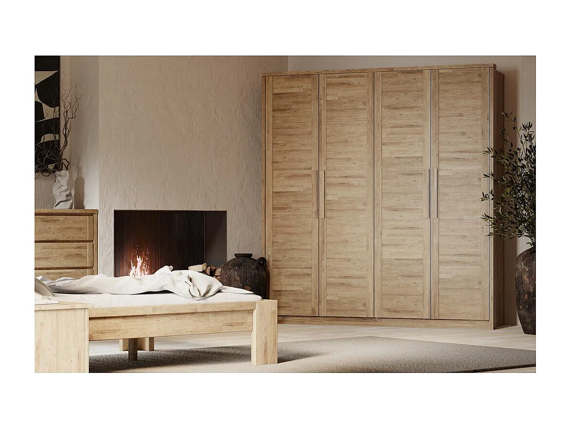 Szafa 2,03x0,65x2,2 m Dąb rustykalny Timo 4T WG