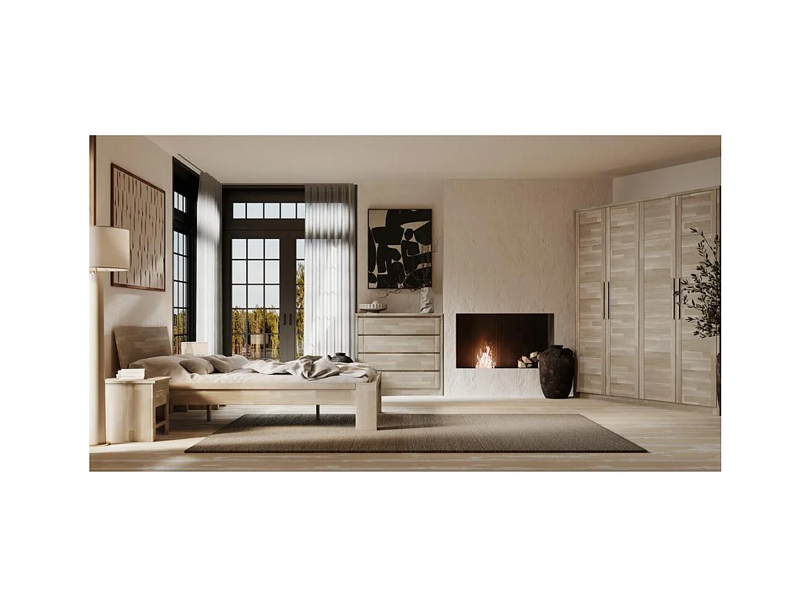 Armoire 2,03x0,65x2,2 m chêne sonoma Timo 4T WG