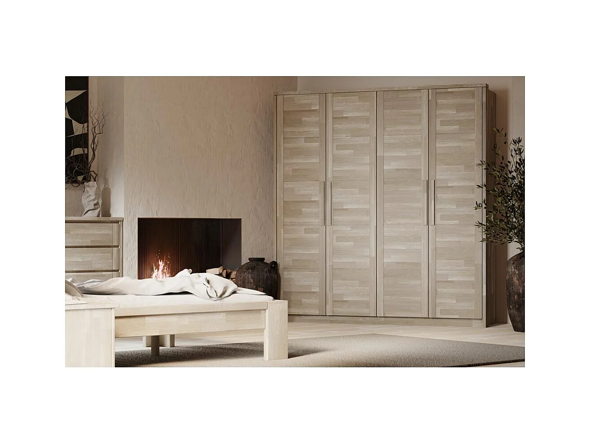 Armoire 2,03x0,65x2,2 m chêne sonoma Timo 4T WG