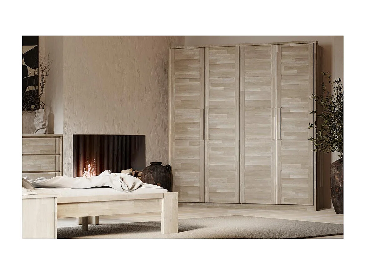 Armoire 2,03x0,65x2,2 m chêne sonoma Timo 4T WG