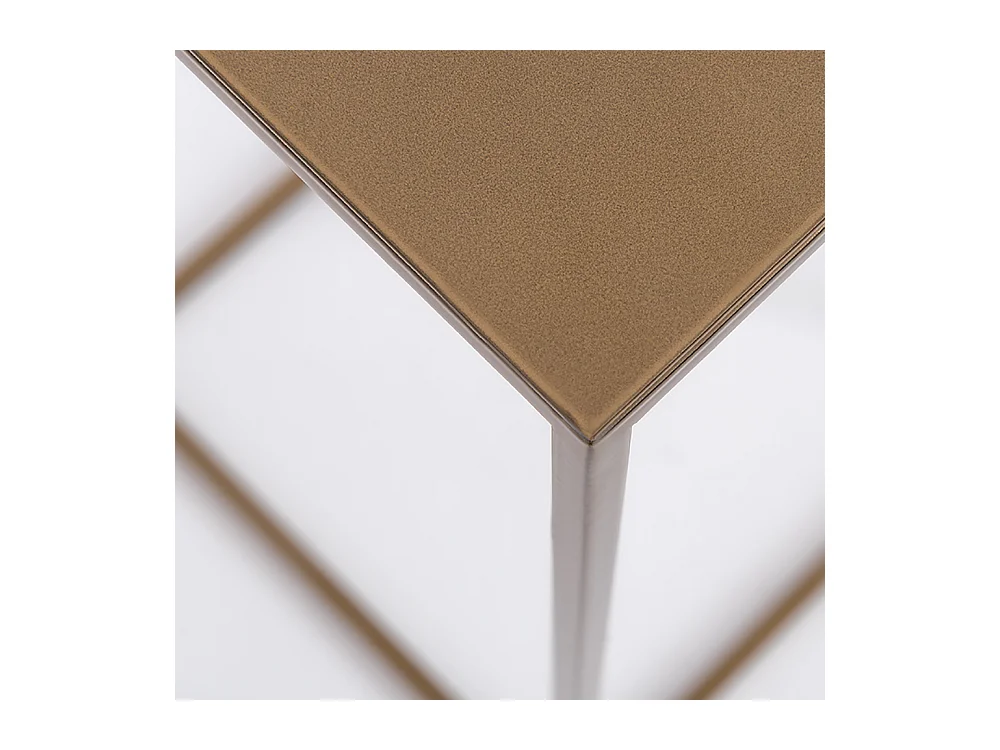 Couchtisch 0,3x0,3x0,6 m gold Tensio Metall 30