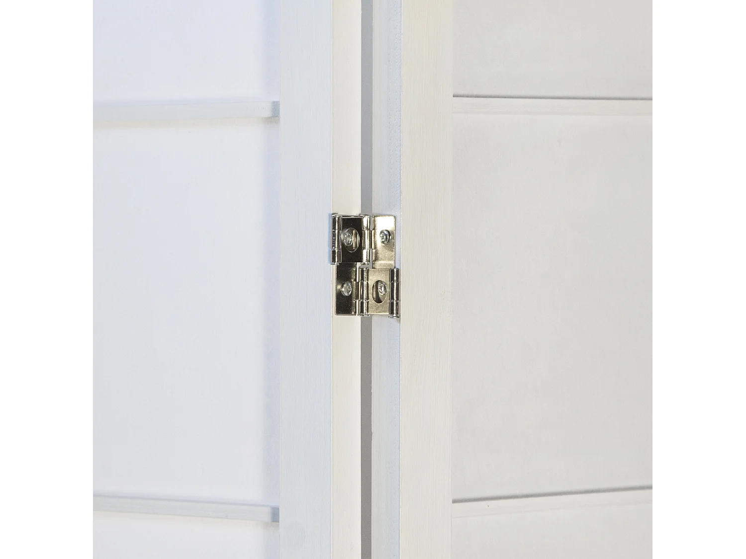 Raumteiler 264x175x2,2 cm weiß Shoji