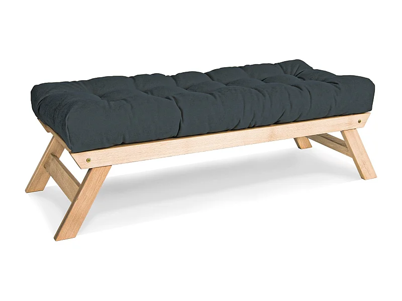 Panca 1,4x0,5x0,43 m grafite allegro