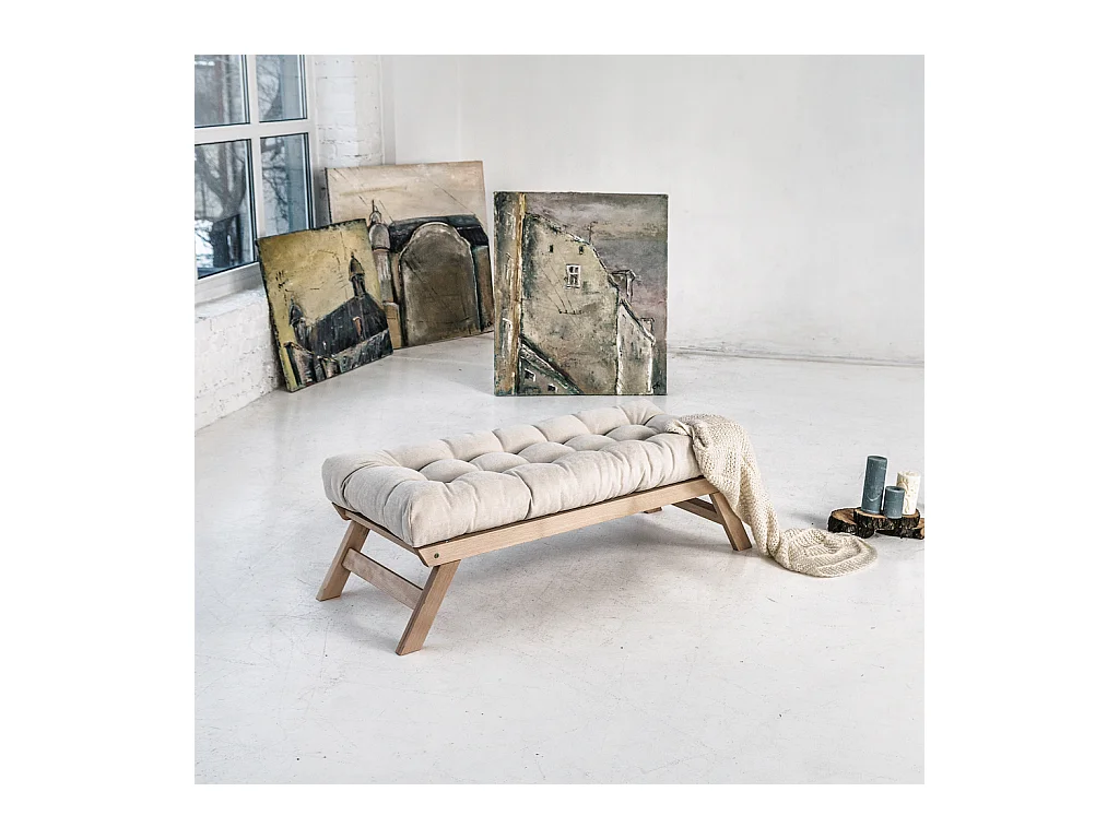 Bank 1,4x0,5x0,43 m Creme Allegro