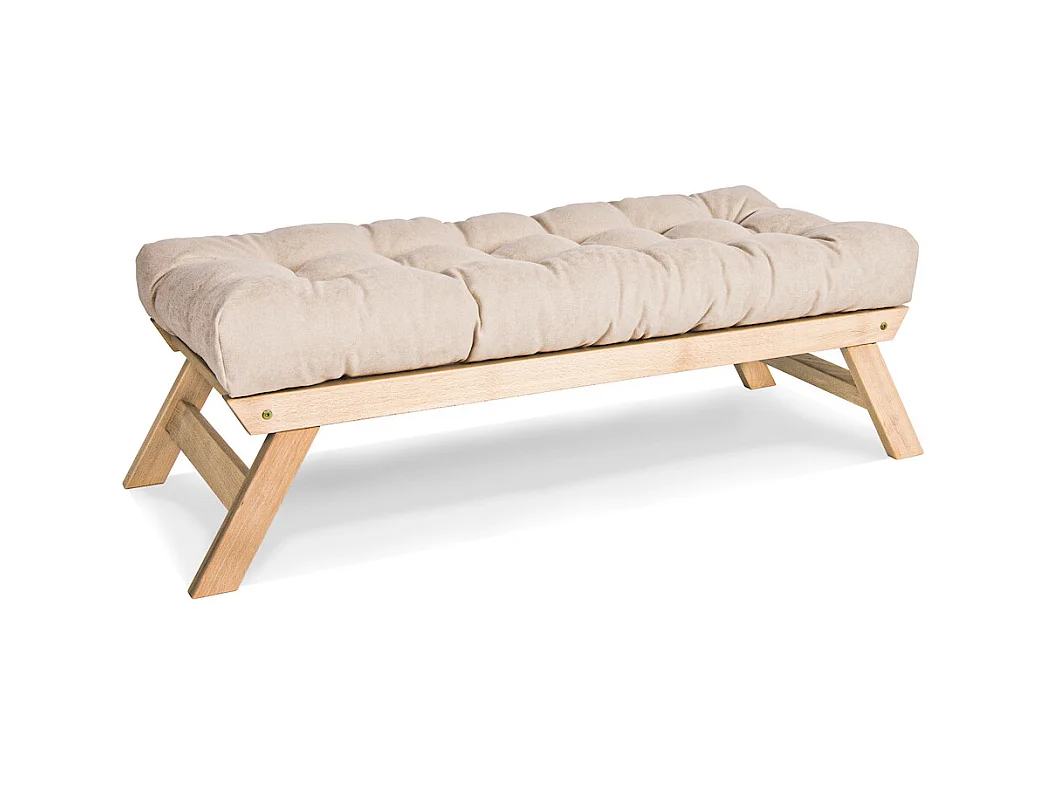 Bank 1,4x0,5x0,43 m Creme Allegro