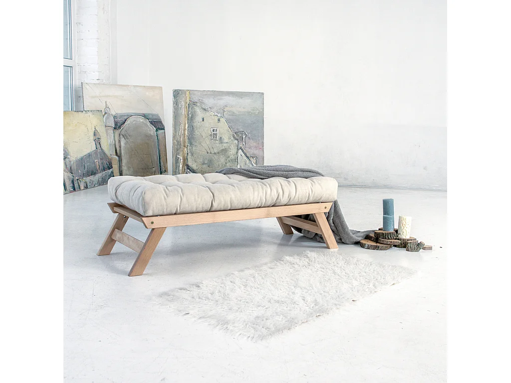 Bank 1.4x0.5x0.43 m Crème allegro