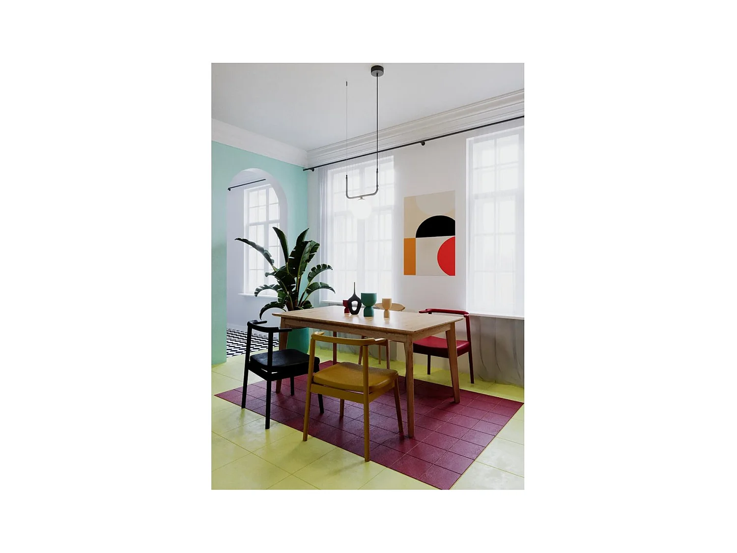 Tavolo da pranzo 90x160x75 cm in rovere Woodyou