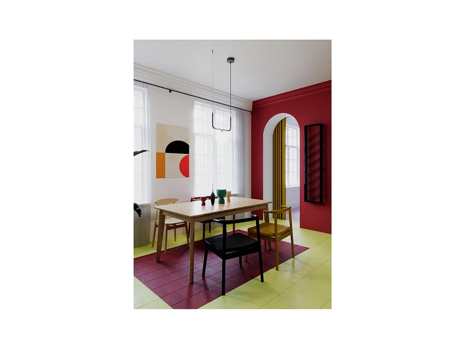 Tavolo da pranzo 90x160x75 cm in rovere Woodyou