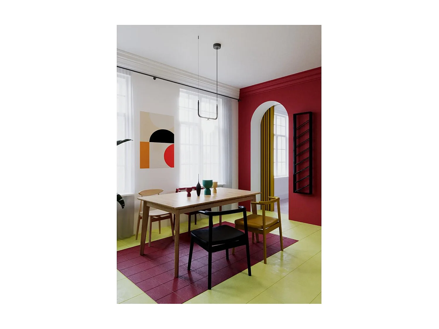 Tavolo da pranzo 90x160x75 cm in rovere Woodyou