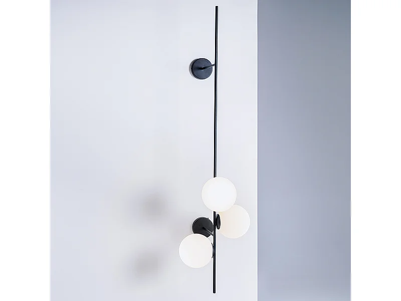 Wandlamp 0,5x0,42x1,5 m zwart Bobler 2connect