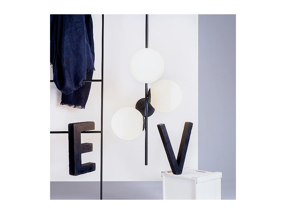 Applique murale 0,5x0,42x1,5 m noire Bobler 2connect