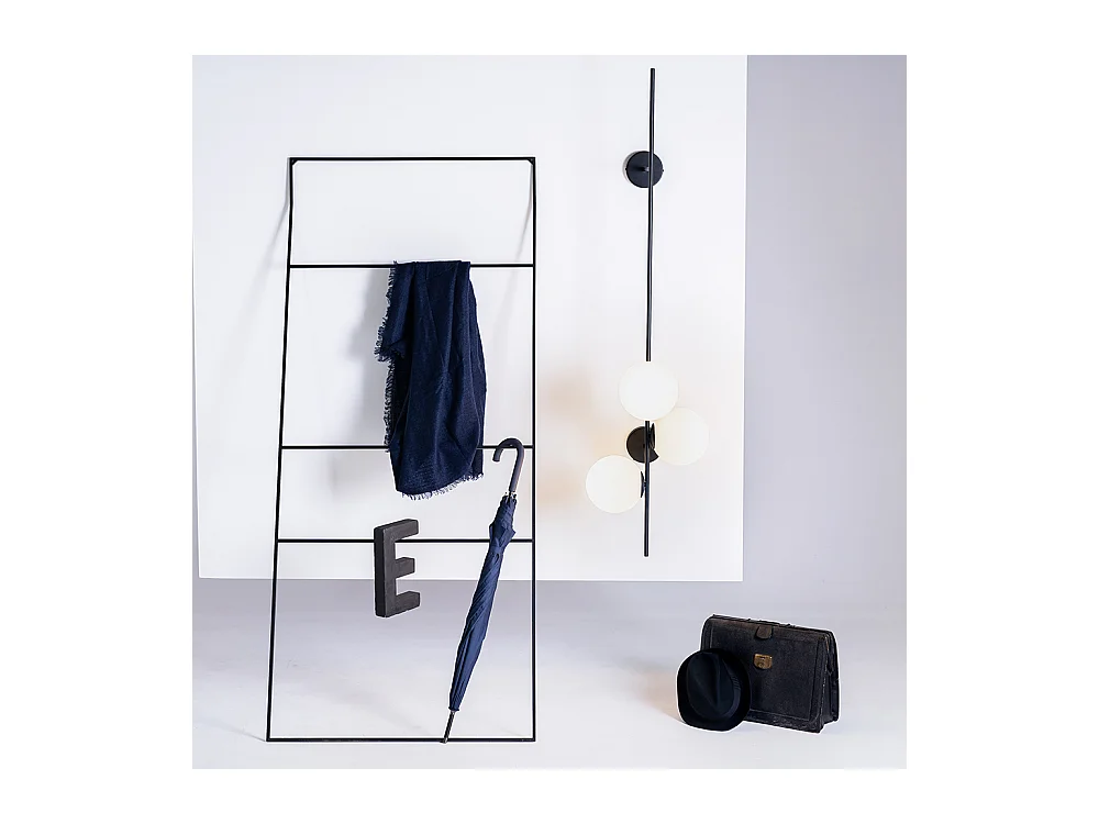 Applique murale 0,5x0,42x1,5 m noire Bobler 2connect