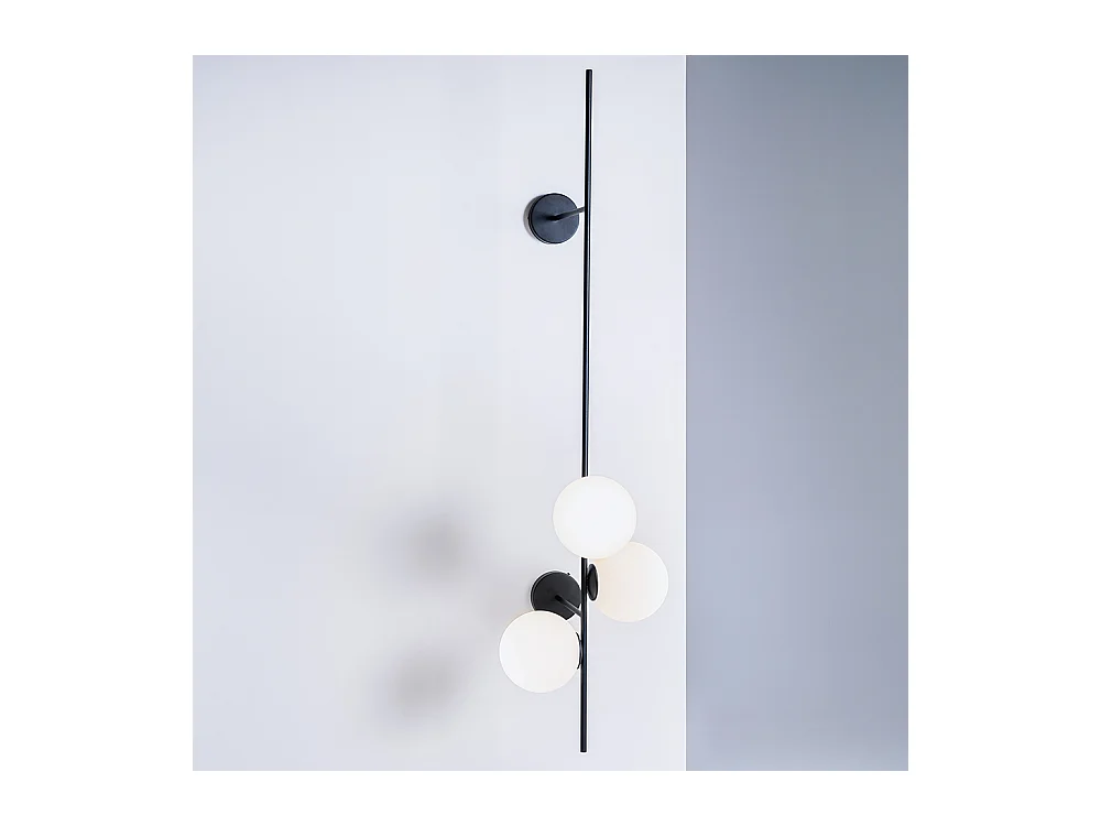 Wandleuchte 0,5x0,42x1,5 m schwarz Bobler 2connect