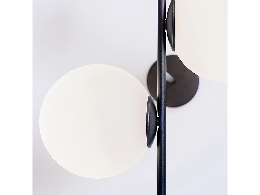 Lámpara de pared 0,5x0,42x1,5 m negra Bobler 2connect