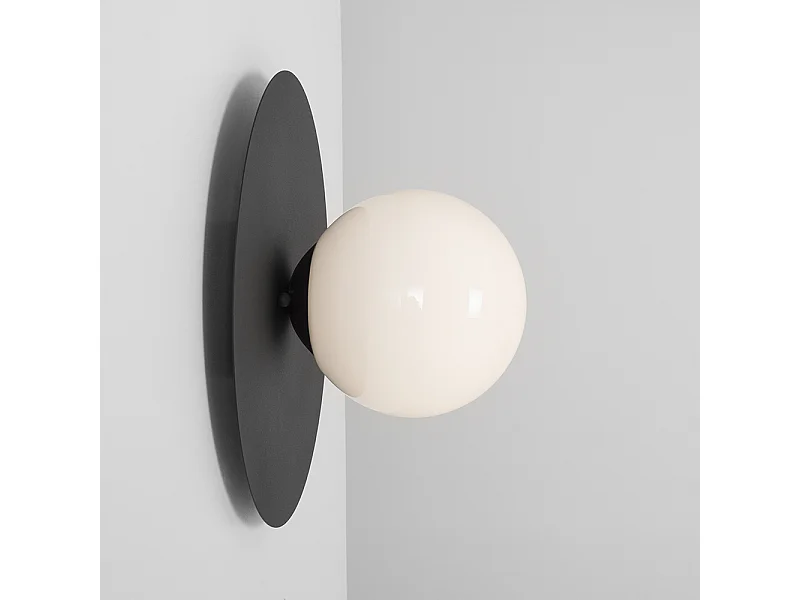 Wandlamp 0,24x0,4 m zwart SKIVA BALL M