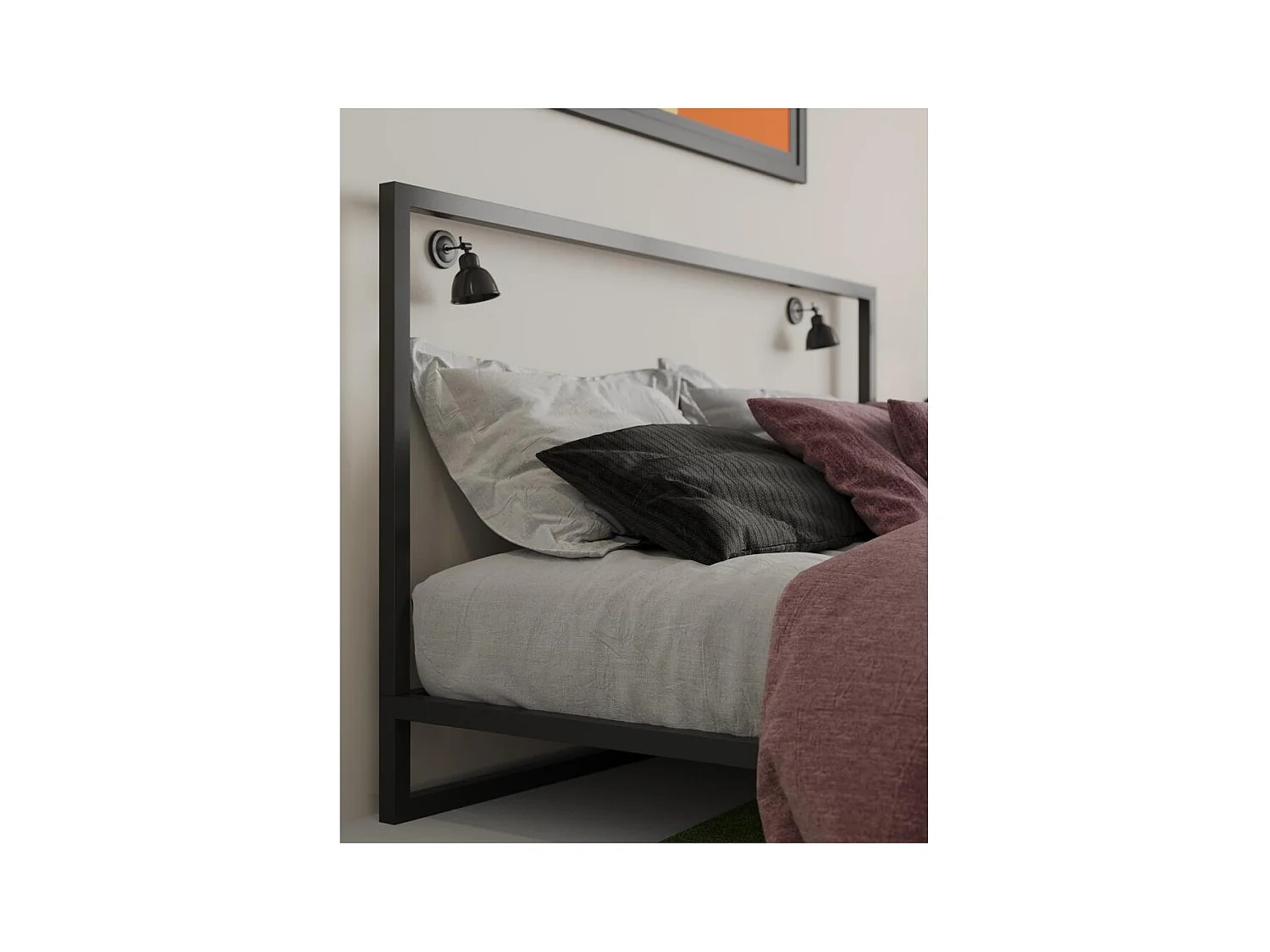 Applique murale noire Freja wall