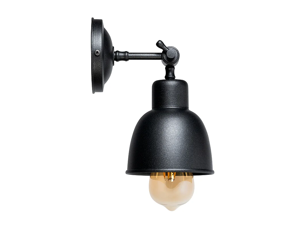 Wandleuchte Schwarz Freja Wandlampe