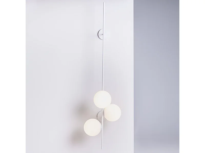 Lámpara de pared 0,5x0,42x1,5 m blanca bobler 2connect