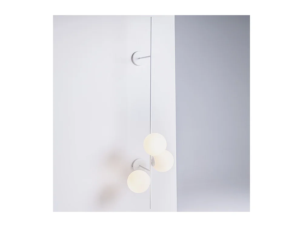 Lámpara de pared 0,5x0,42x1,5 m blanca bobler 2connect