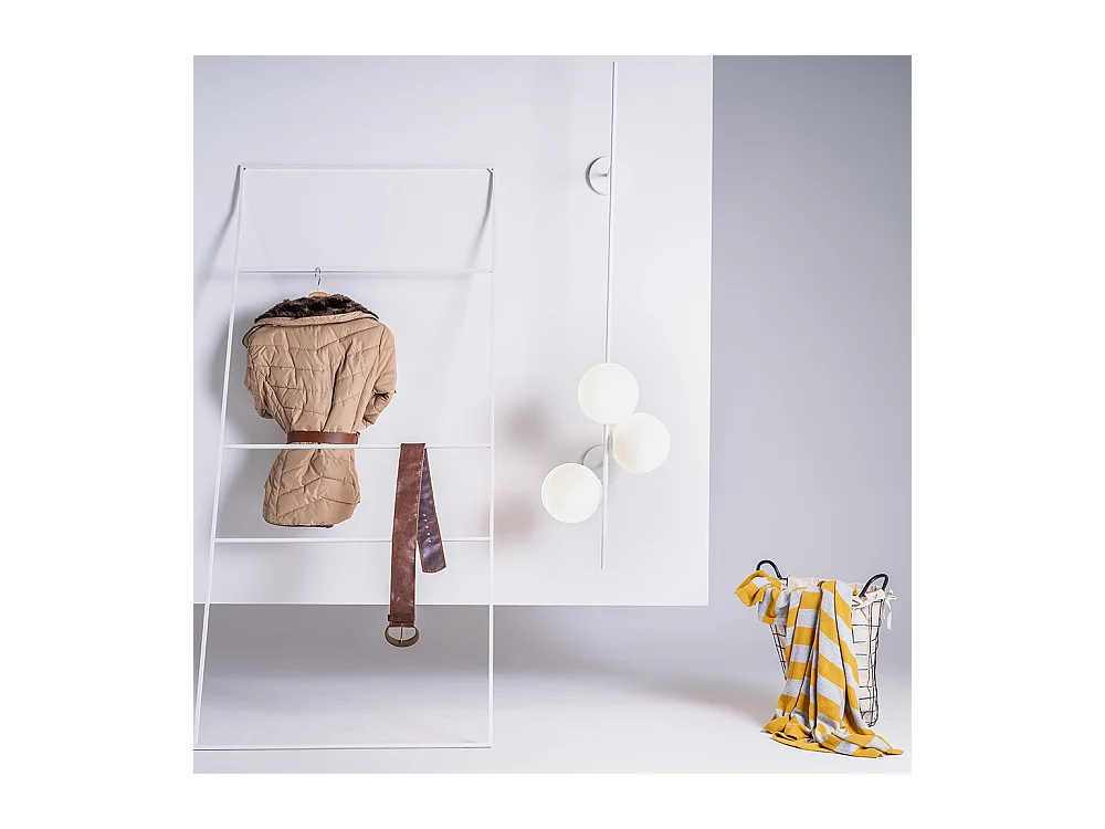 Lámpara de pared 0,5x0,42x1,5 m blanca bobler 2connect