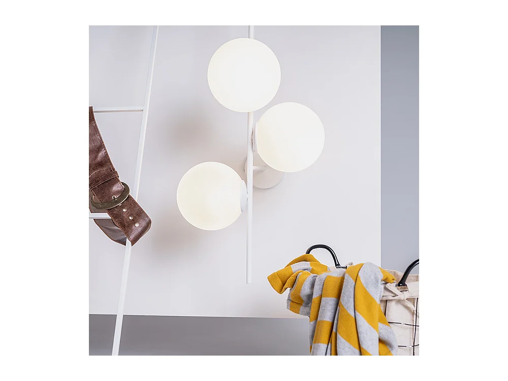 Lámpara de pared 0,5x0,42x1,5 m blanca bobler 2connect