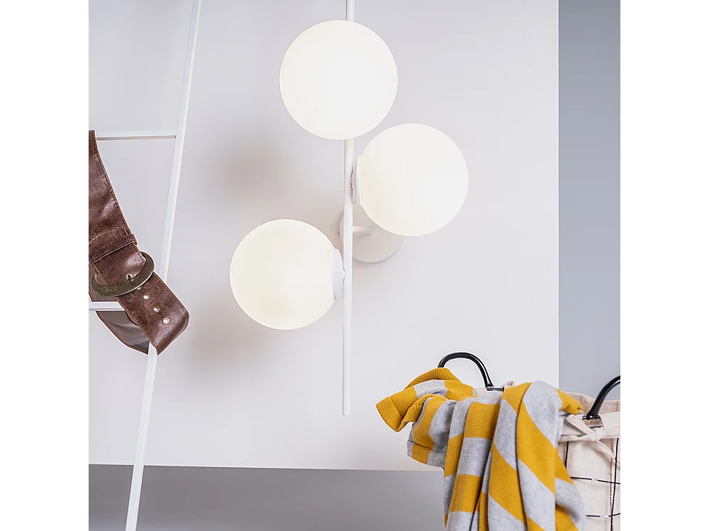 Applique murale 0,5x0,42x1,5 m blanche bobler 2connect