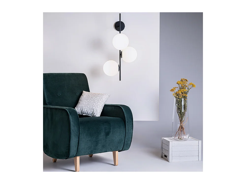 Applique murale 0,5x0,42x0,75 m Bobler noir 1connect