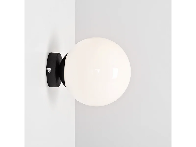 Wandleuchte 0,24x0,2 m schwarz MANEN M