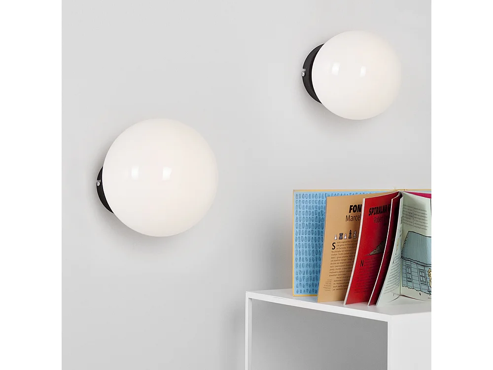 Wandleuchte 0,24x0,2 m schwarz MANEN M