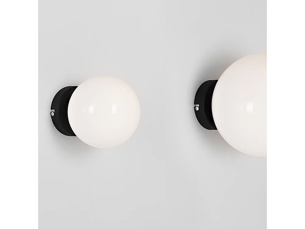 Wandleuchte 0,24x0,2 m schwarz MANEN M