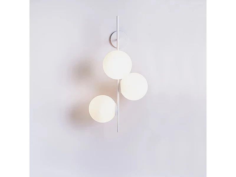 Lámpara de pared 0,5x0,42x0,75 m blanca Bobler 1connect