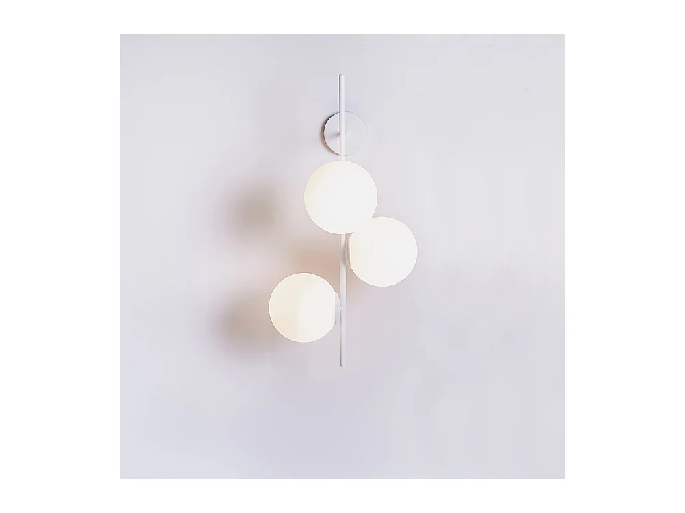 Lámpara de pared 0,5x0,42x0,75 m blanca Bobler 1connect