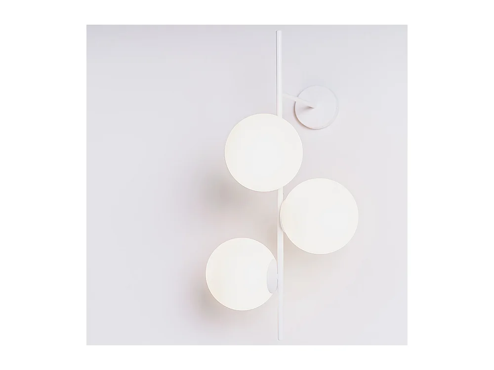 Lámpara de pared 0,5x0,42x0,75 m blanca Bobler 1connect