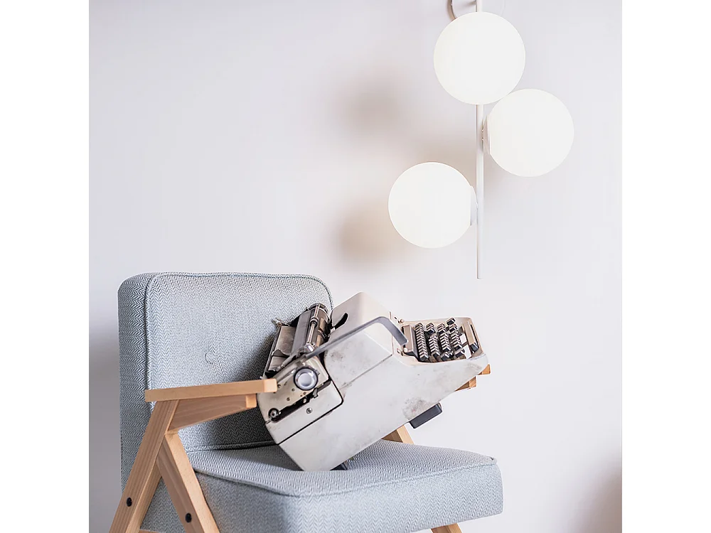 Applique murale 0,5x0,42x0,75 m blanche Bobler 1connect