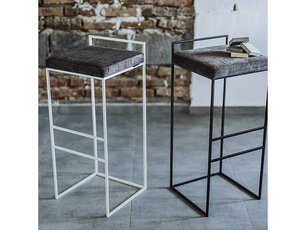 Barkruk 0.35x0.35x0.82 m wit DISI chmura burzowa(mt15)