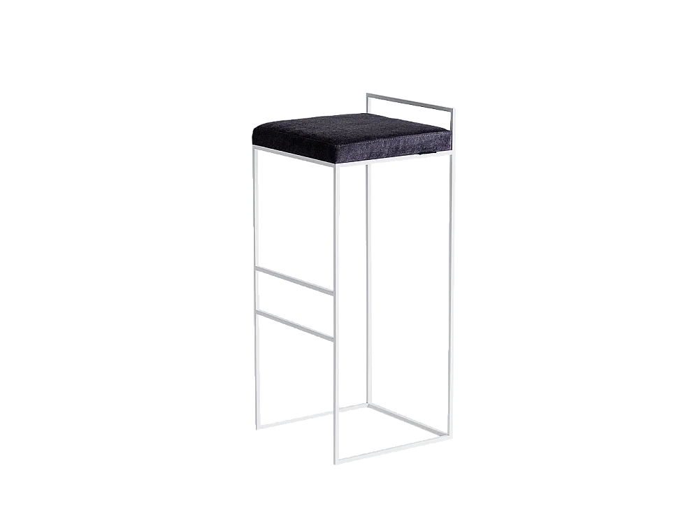 Tabouret de bar 0,35x0,35x0,82 m blanc DISI chmura burzowa(mt15)