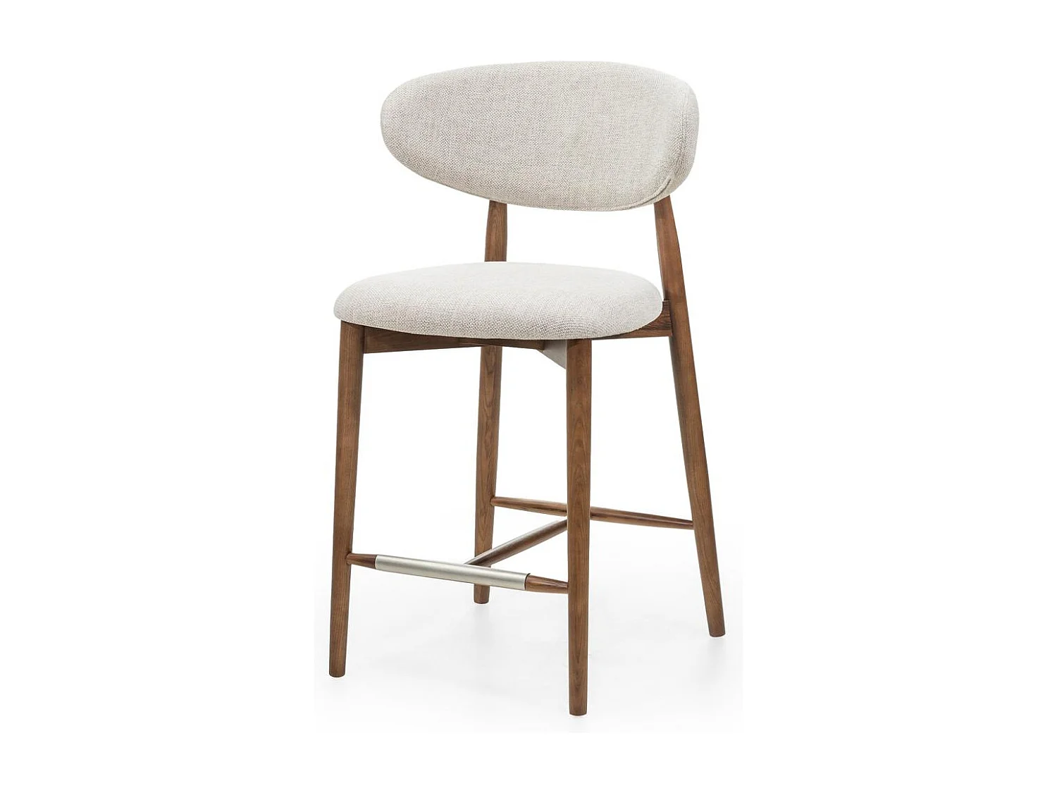 Tabouret de salle à manger 58x55x98,5 cm Beige Mirali