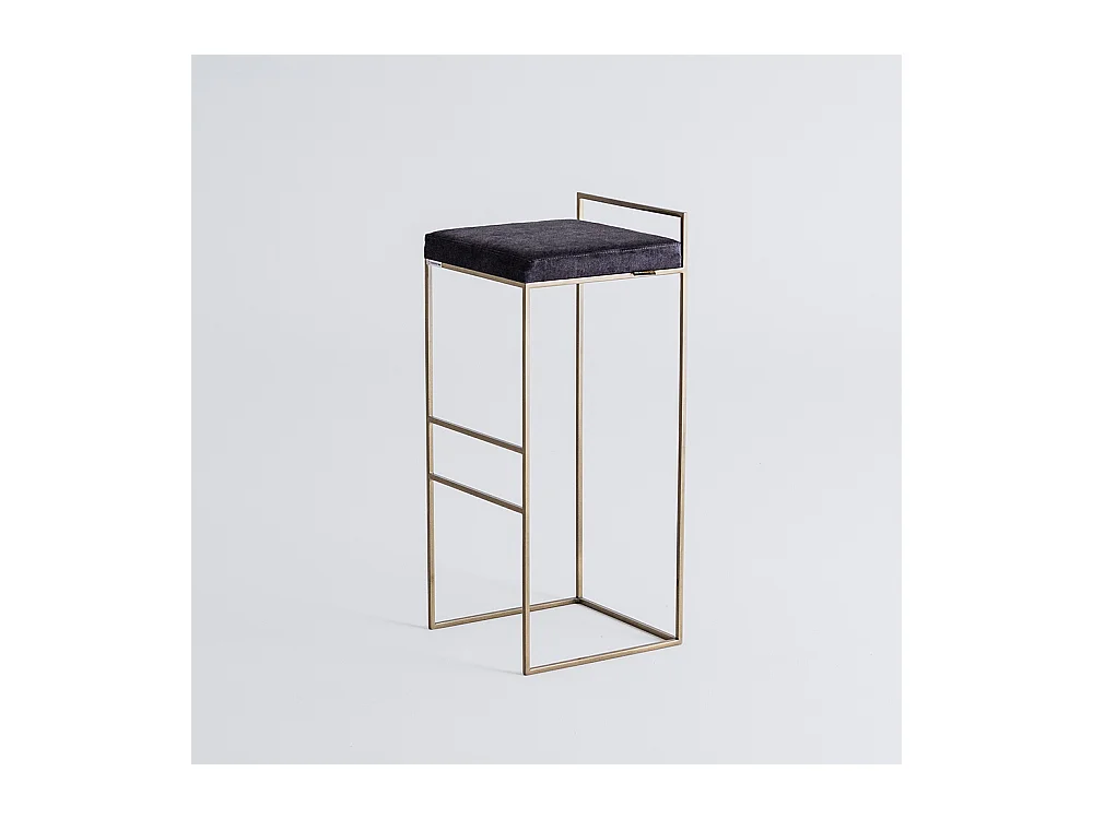 Taburete 35x35x82 cm dorado DISI chmura burzowa(mt15)