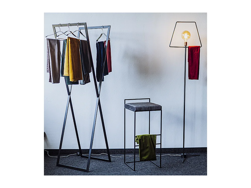 Barhocker 35x35x82 cm schwarz DISI chmura burzowa(mt15)