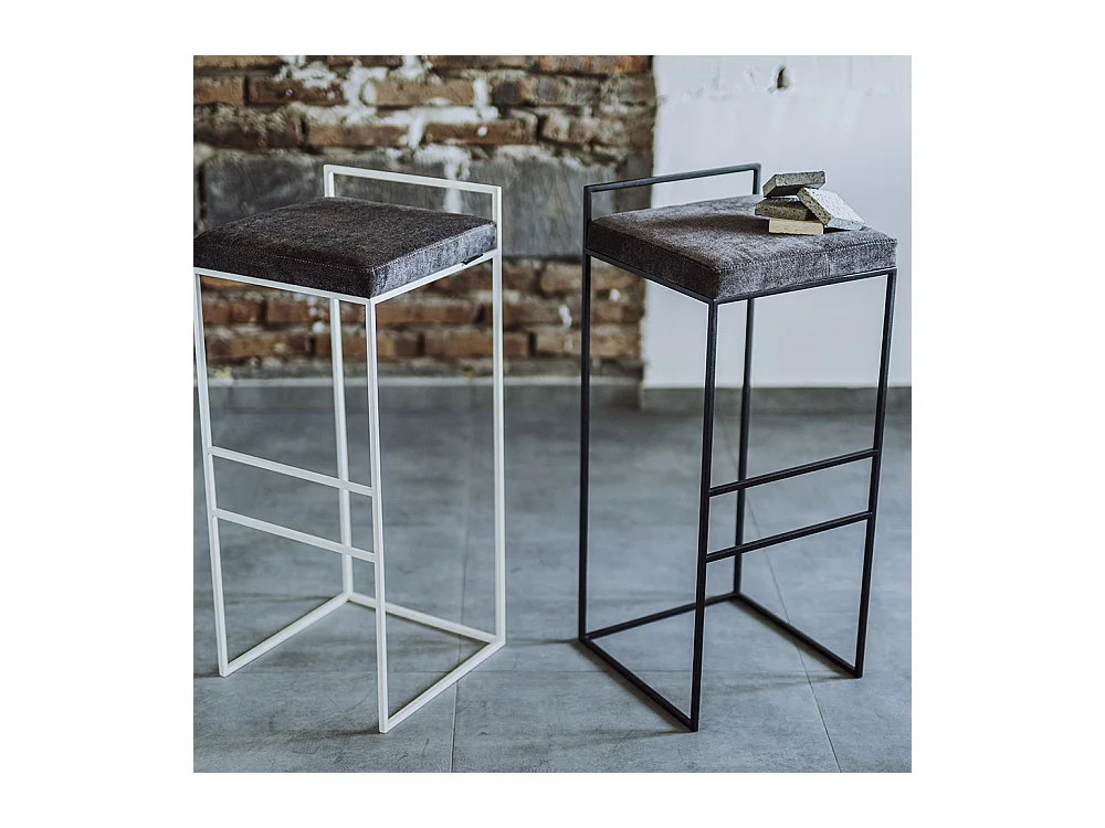 Barhocker 35x35x82 cm schwarz DISI chmura burzowa(mt15)