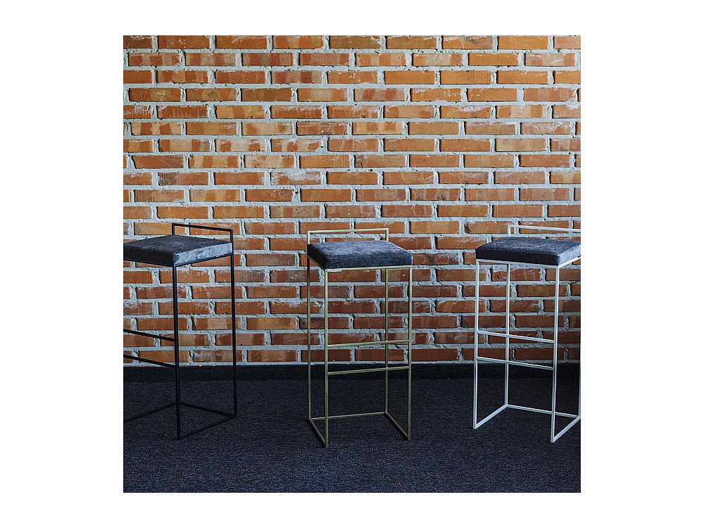 Barhocker 35x35x82 cm schwarz DISI chmura burzowa(mt15)