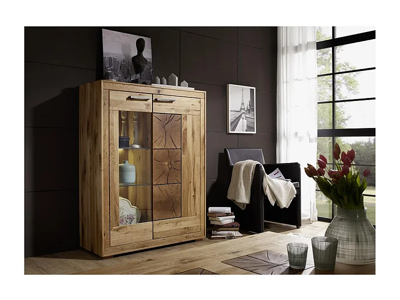 Buffet 1035x40x135 cm chêne huilé andromeda wz-0315