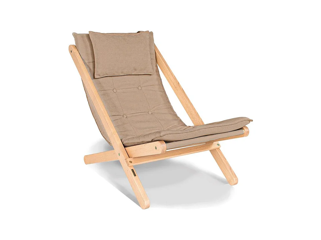 Liegestuhl 1,08x0,62x0,85 m beige Allegro