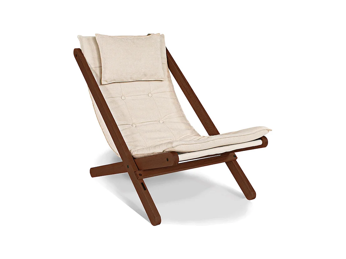 Deckchair 1,08x0,62x0,85 m creme Allegro