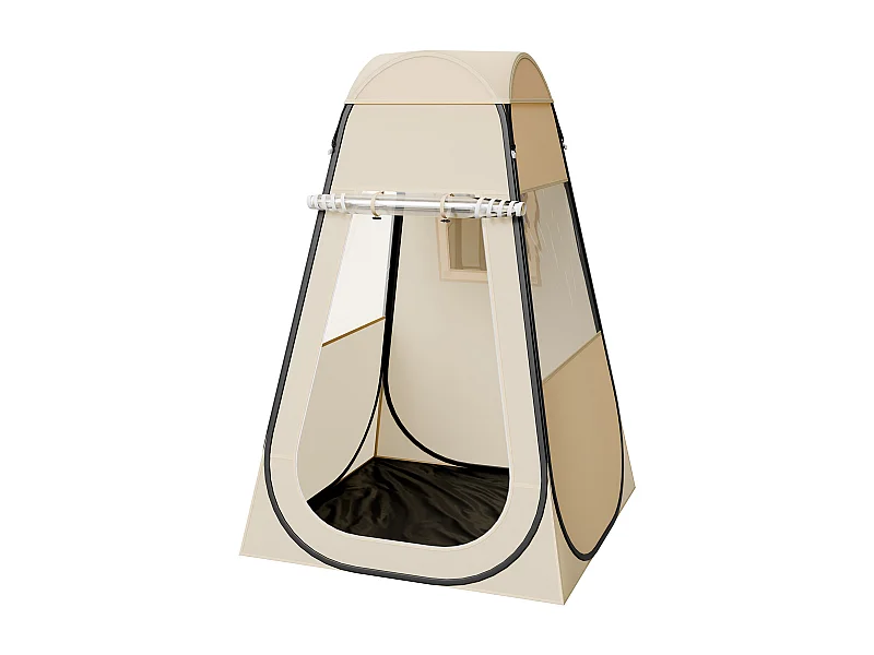 Tenda Sport SucceBuy Trasparente 120 x 120 cm Tenda a Bolle Pop Up per 1 Persona, Rifugio Esterno con Tappetino di Terra, Copertura Superiore